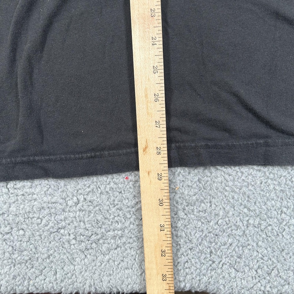 Hurley Shirt Mens Extra Large Black Split Box Logo Graphic Tee Short Sleeve - Picture 7 of 11